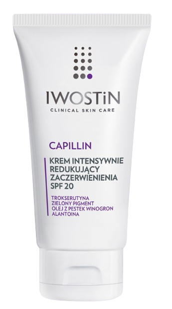 Iwostin Capillin, krem intensywnie redukujący zaczerwienienia SPF 20, 40 ml
