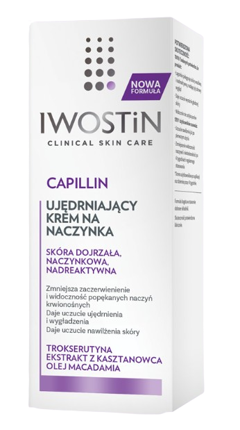 IWOSTIN Capillin, ujędrniający krem na naczynka, 40 ml