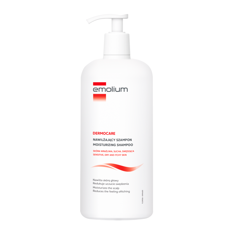 Emolium Dermocare, nawilżający szampon, 400 ml