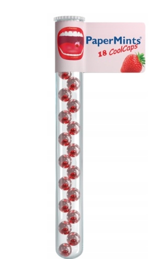 PaperMints Cool Caps truskawkowe, 18 sztuk