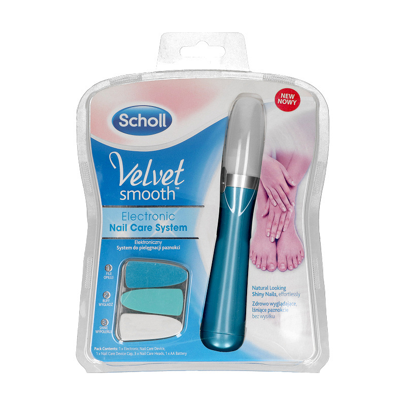 Scholl Velvet Smooth , elektroniczny system do pielęgnacji paznokci, 1 szt.