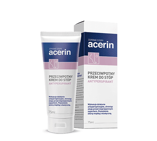 Acerin Perspirant, krem na nadmierną potliwość stóp, 75 ml