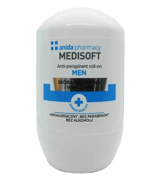 Anida Medisoft MEN , antyperspirant do skóry delikatnej i wrażliwej, 50 ml
