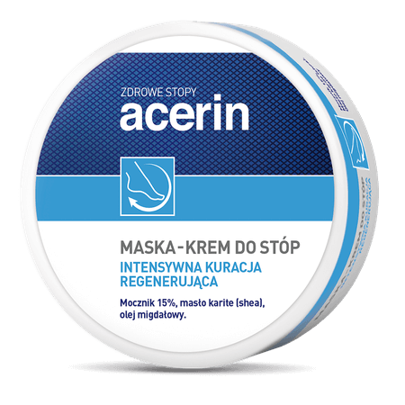 Acerin Zdrowe Stopy, maska intensywnie regeneracyjna do stóp, 125 ml