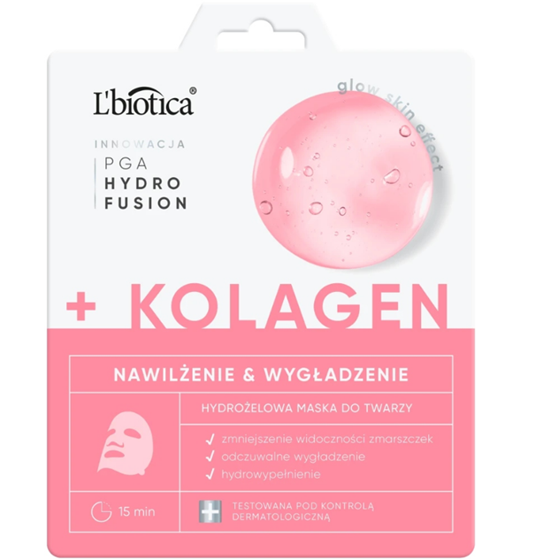 L'biotica PGA Hydro Fusion , hydrożelowa maska, 1 szt.