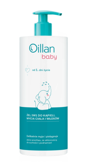 Oillan Baby,  żel 3w1, 750 ml
