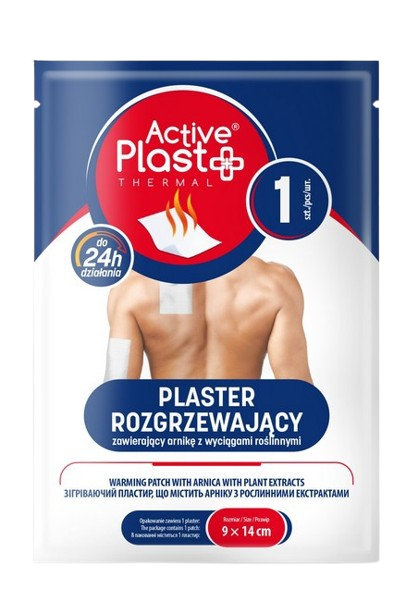ActivePlast Thermal plaster rozgrzewający z arniką 14 x 9 cm, 1 szt.