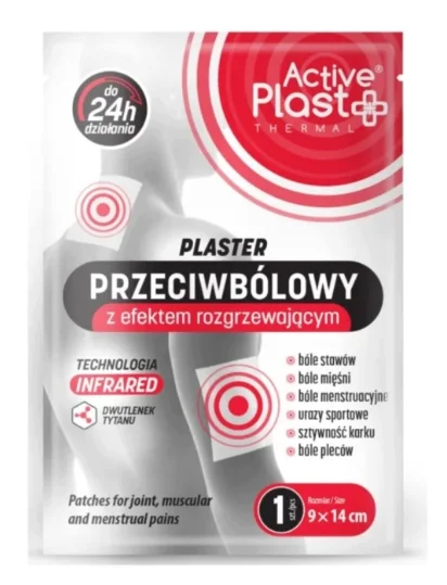 ActivePlast, plaster przeciwbólowy 9x14 cm 1 szt.