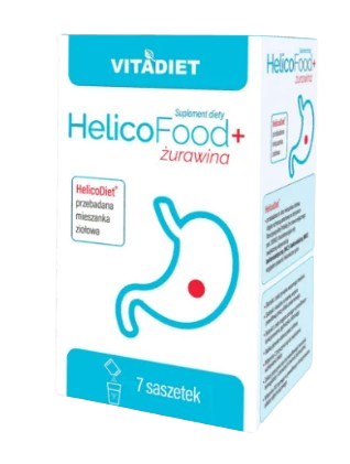 HelicoFood + Żurawina, 7 saszetek