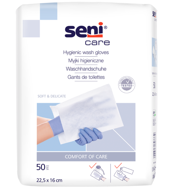 Seni Care, jednorazowe myjki higieniczne, 50 szt.