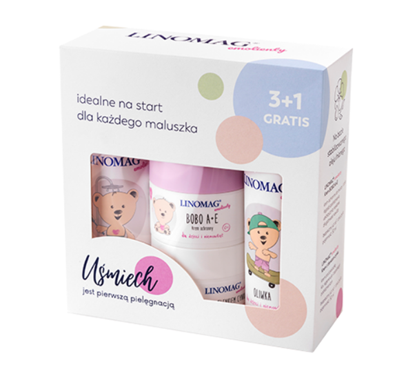 Linomag zestaw 3+1, zestaw kosmetyków