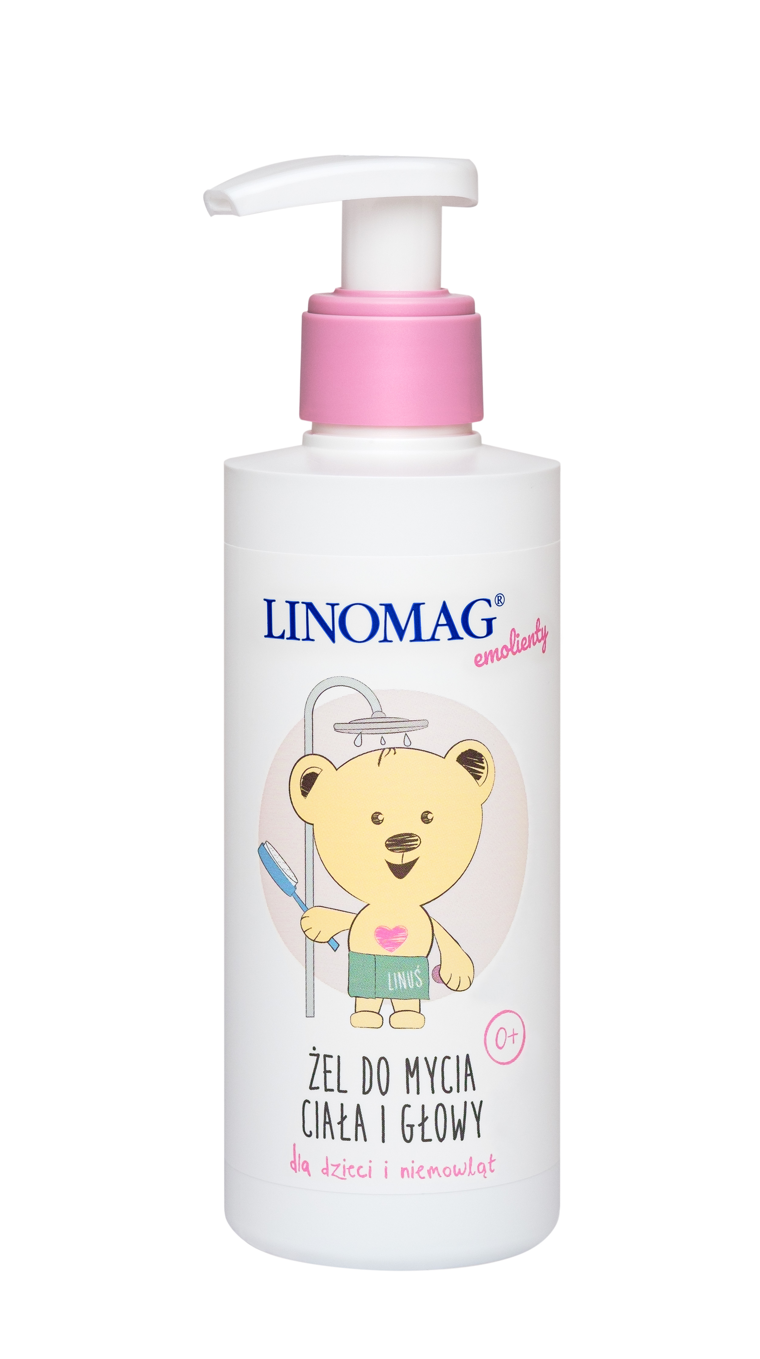 Linomag , żel do mycia ciała i głowy dzieci i niemowląt, 200 ml