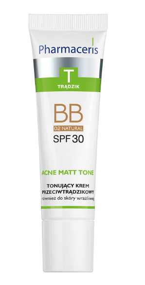 Pharmaceris T Acne Matt Tone tonujący krem BB, SPF 30,
