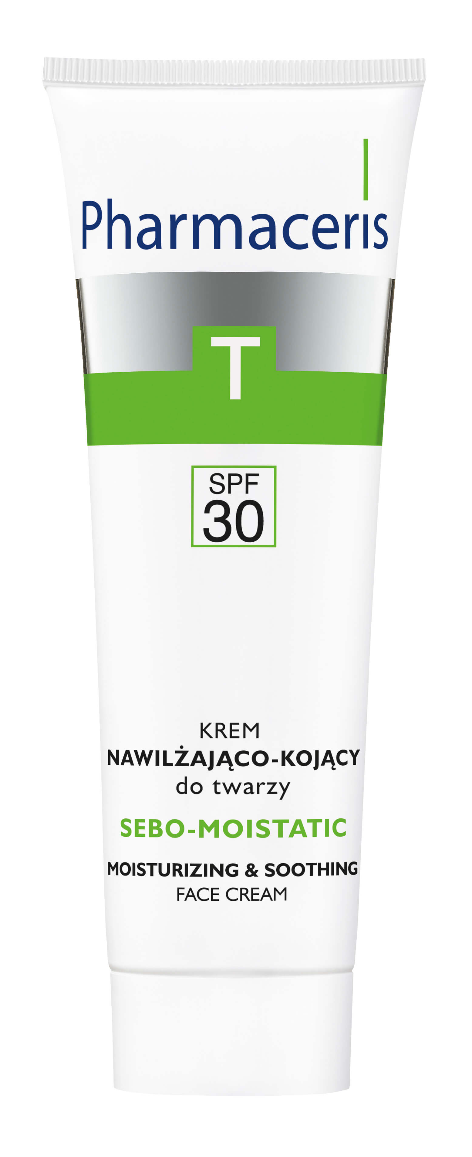 Pharmaceris T Sebo-Moistatic , krem nawilżająco-kojący do twarzy SPF 30, 50 ml