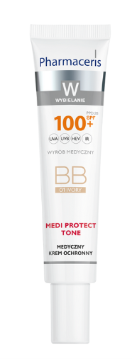 Pharmaceris W Medi Protect Tone krem BB, SPF100 +, 01 Ivory