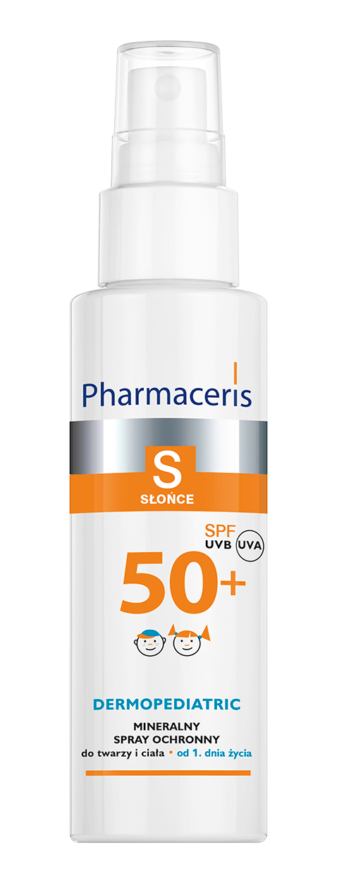 Pharmaceris S, spray ochronny i mineralny SPF 50 + do twarzy i ciała, 100 ml