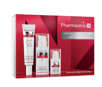 Pharmaceris N krem tonujący 40 ml + krem przeciwzmarszczkowy, 50 ml + kem pod oczami, 15 ml