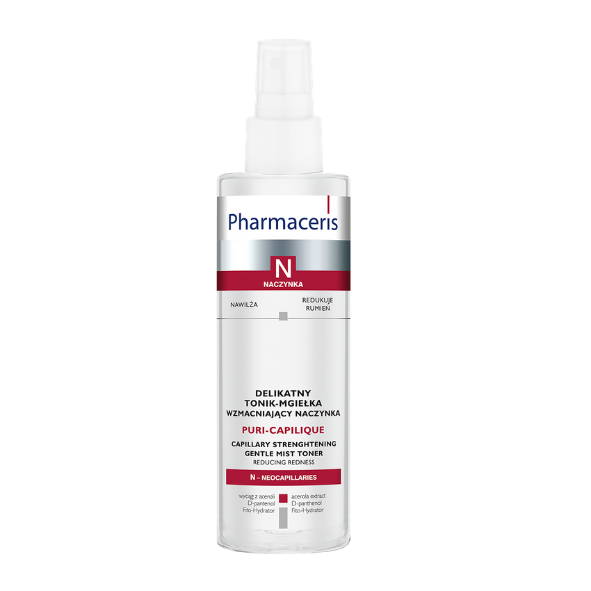 Pharmaceris N Puri-Caplique, tonik-mgiełka do twarzy wzmacniający naczynka, 200 ml