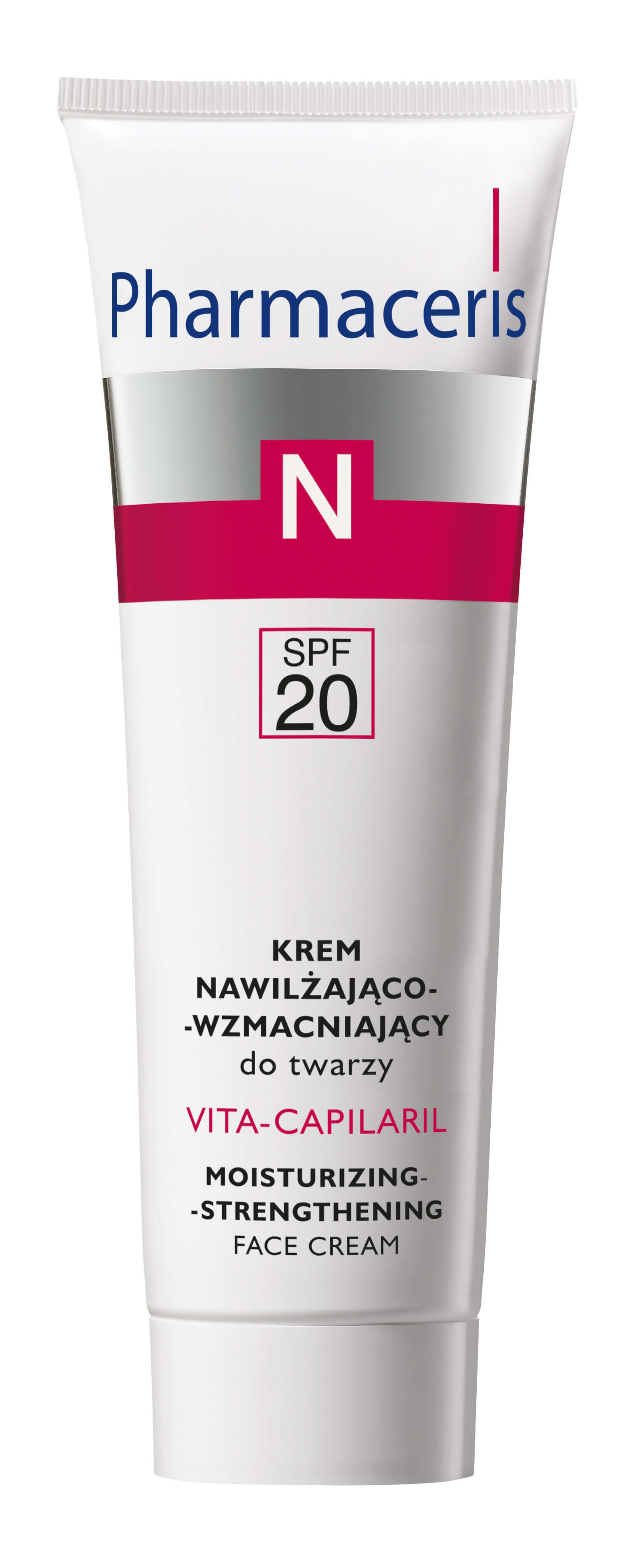 Pharmaceris N Vita-Capilaril, krem nawilżająco-wzmacniający do twarzy, 50 ml