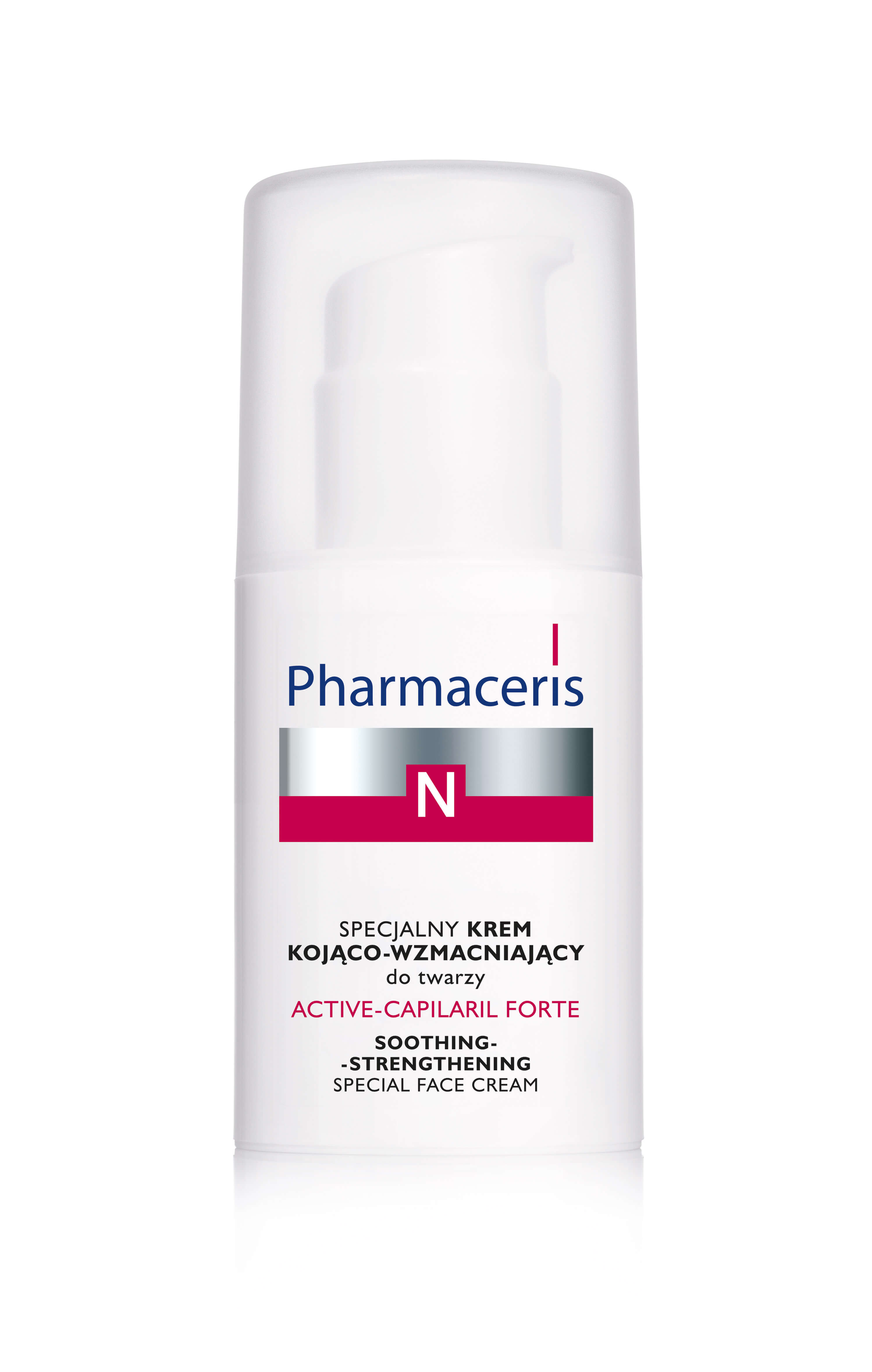 Pharmaceris N Active-Capilaril Forte, krem kojąco-wzmacniający do twarzy, 30 ml