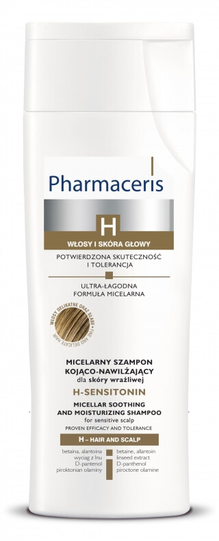 Pharmaceris H Sensitonin , szampon kojąco-nawilżający dla skóry wrażliwej, 250 ml