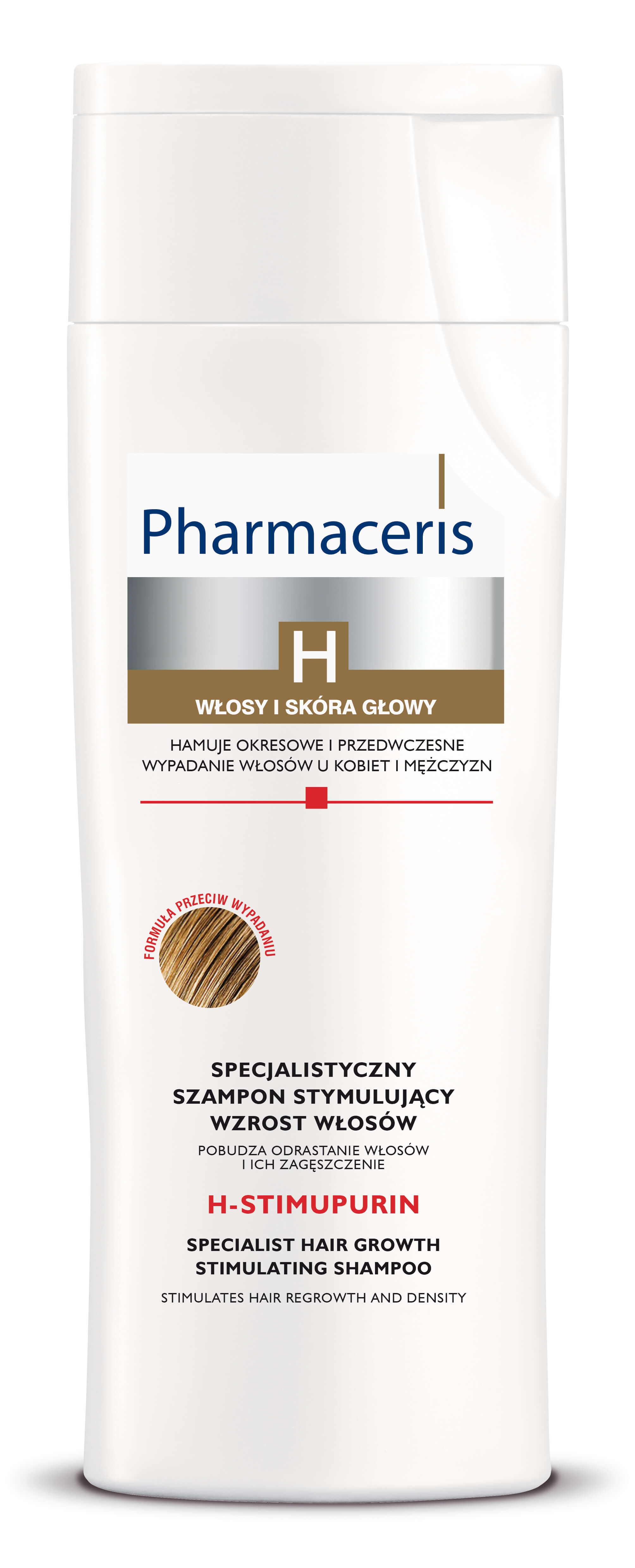 Pharmaceris H Stimupurin , specjalistyczny szampon stymulujący wzrost włosów, 250 ml