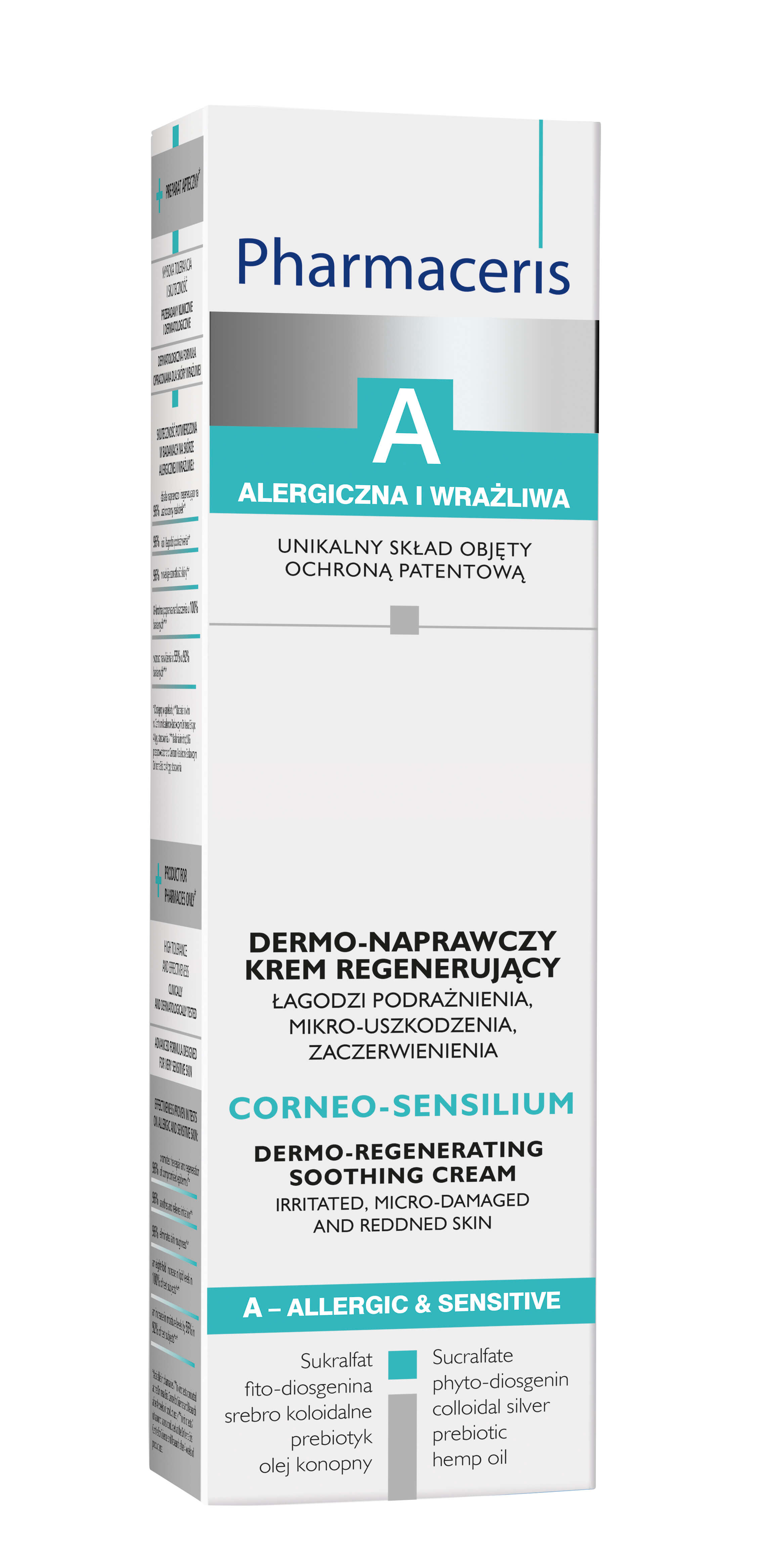 Pharmaceris A Corneo-Sensilium, dermo-naprawczy krem łagodzący zaczerwienienia, 75 ml