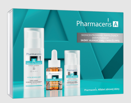 Pharmaceris A, krem, 50 ml + koncentrat, 30 ml + krem pod oczy, 15 ml