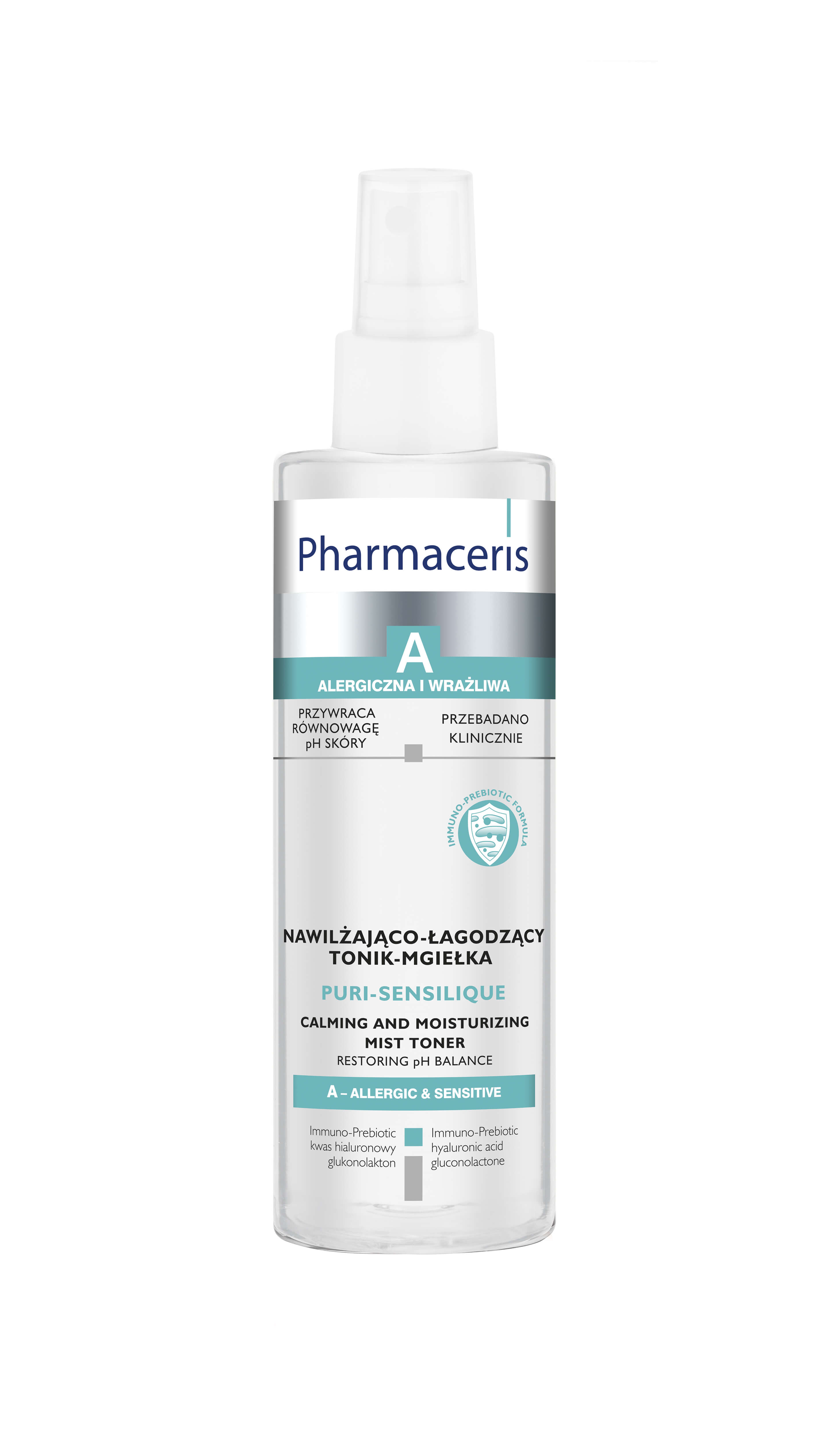 Pharmaceris A Puri-Sensilique , tonik-mgiełka nawilżająca-łagodząca, 200 ml