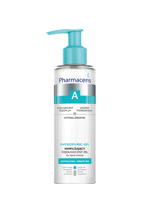 Pharmaceris A, nawilżający żel do mycia twarzy i oczu, 190 ml