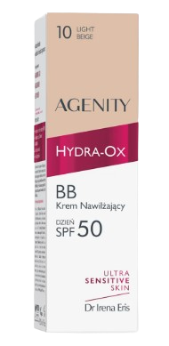 Dr Irena Eris Agenity Hydra-Ox BB, krem BB, SPF 50, light beige 10, 30 ml