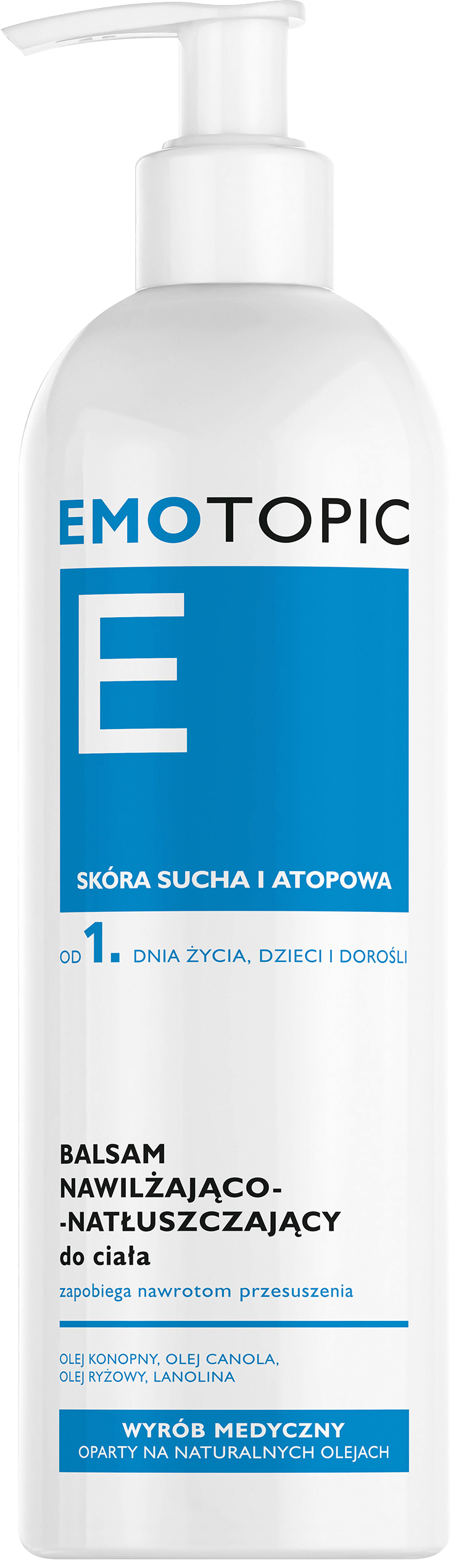 Emotopic balsam nawilżająco-natłuszczający do ciała, 400 ml