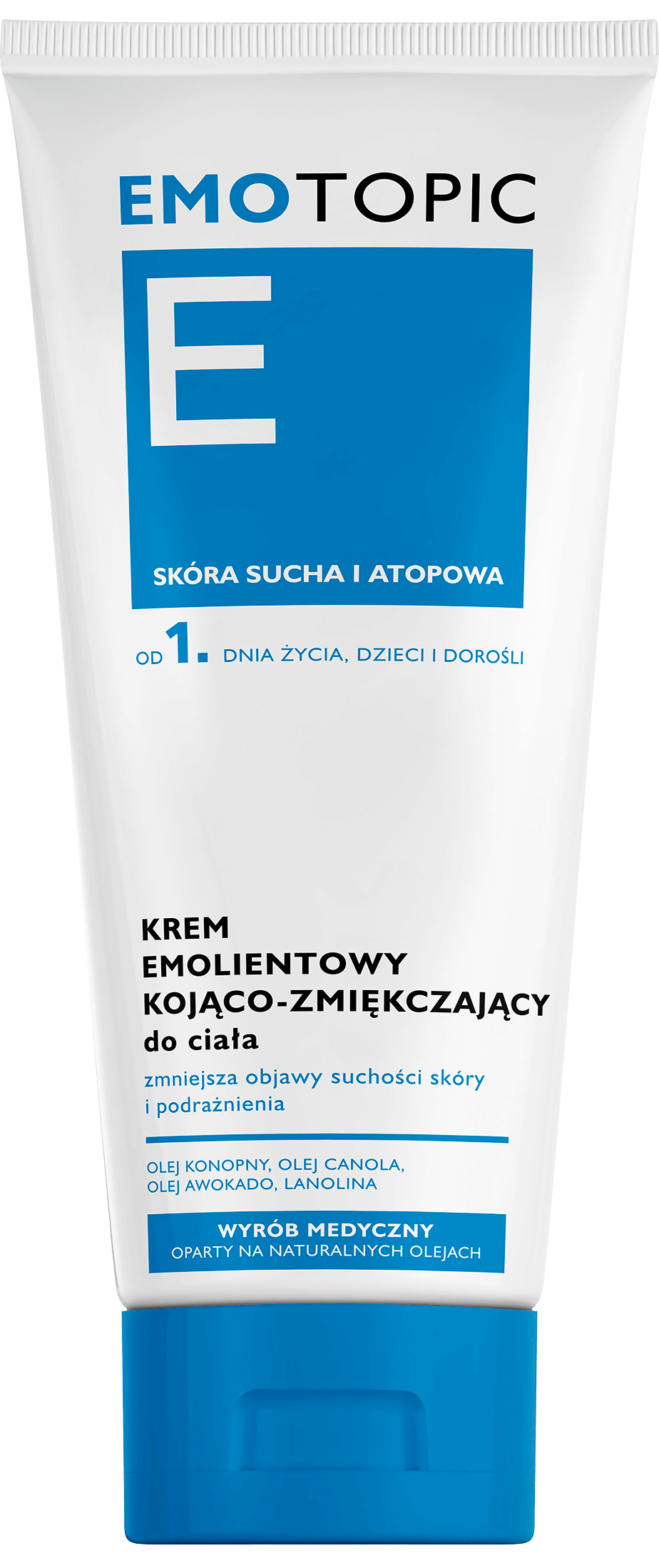 Emotopic, krem emolientowy kojąco-zmiękczający do ciała, 200 ml