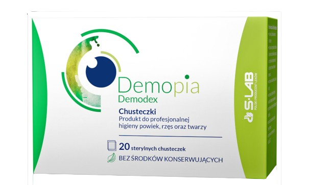 Demopia Demodex, Chusteczki sterylne,20 szt.