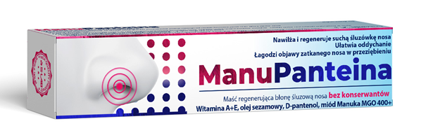 Manupanteina, maść regenerująca okolice nos, 10 g