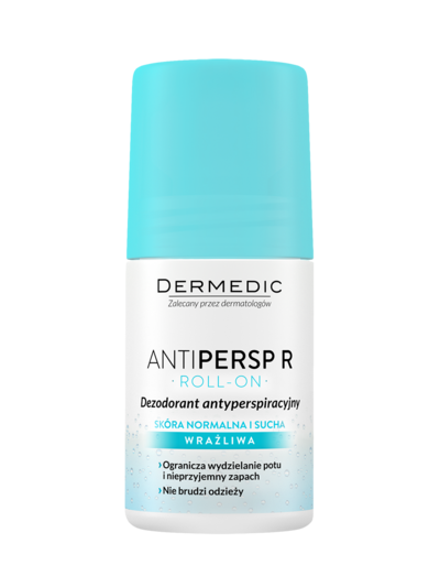 Dermedic Antipersp R, dezodorant antyperspiracyjny roll-on, 60 ml