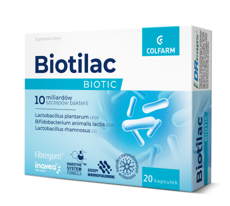 Biotilac Biotic, 20 kapsułek