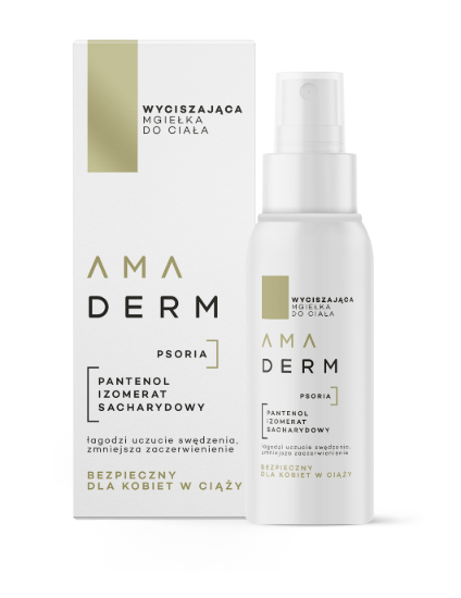 Amaderm Psoria, mgiełka do ciała wyciszająca, 50 ml