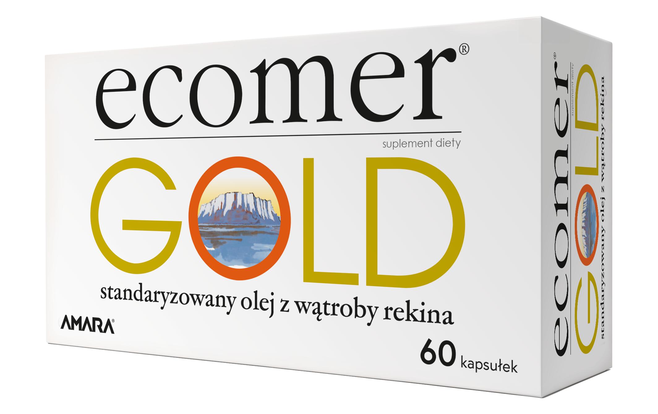 Ecomer Gold olej z wątroby rekina, 60 szt.