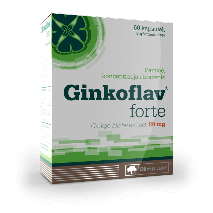 Olimp Ginkoflav forte, kapsułki ze składnikami wspierającymi pamięć i koncentrację, 60 szt.