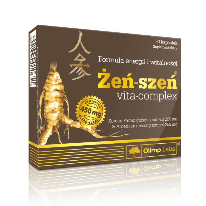 Olimp Żeń-szeń vita-complex, kapsułki  ze składnikami na energię i witalność, 30 szt.