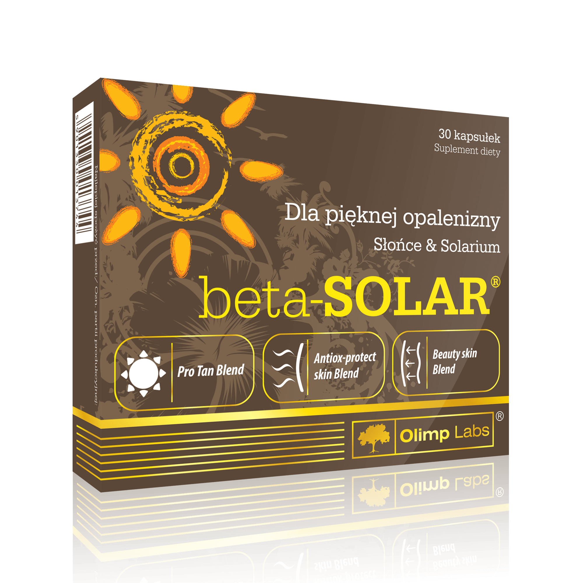 Olimp Beta Solar kapsułki ze składnikami wspomagającymi podczas opalania, 30 szt.