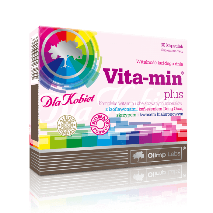 Olimp Vita-min plus dla kobiet kapsułki z kompleksem witamin i minerałów, 30 szt.