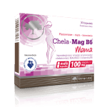 Olimp Chela-Mag B6 Mama, kapsułki ze składnikami uzupełniającymi dietę w magnez dla kobiet w ciąży, karmiących piersią, 30 szt.