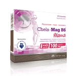 Olimp Chela-Mag B6 Mama kapsułki ze składnikami uzupełniającymi dietę w magnez dla kobiet w ciąży, karmiących piersią, 30 szt.