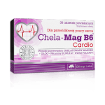 Olimp Chela-Mag B6 Cardio, tabletki ze składnikami wspierającymi prawidłową pracę serca, 30 szt.