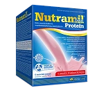 Olimp Nutramil Complex Protein proszek w stanach zwiększonego zapotrzebowania na białko o smaku truskawkowym, 6 sasz.