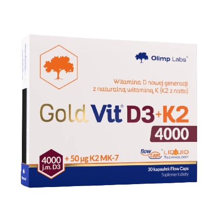 Olimp Gold-Vit D3 + K2 4000 , 30 Kapsułek