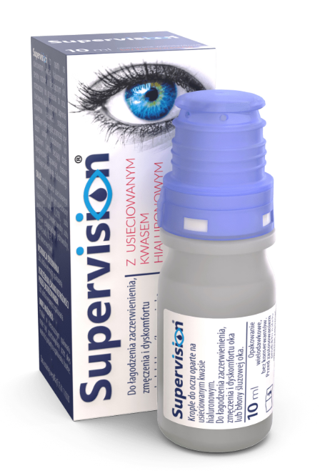 OLIMP Supervision, nawilżające krople do oczu, 10 ml