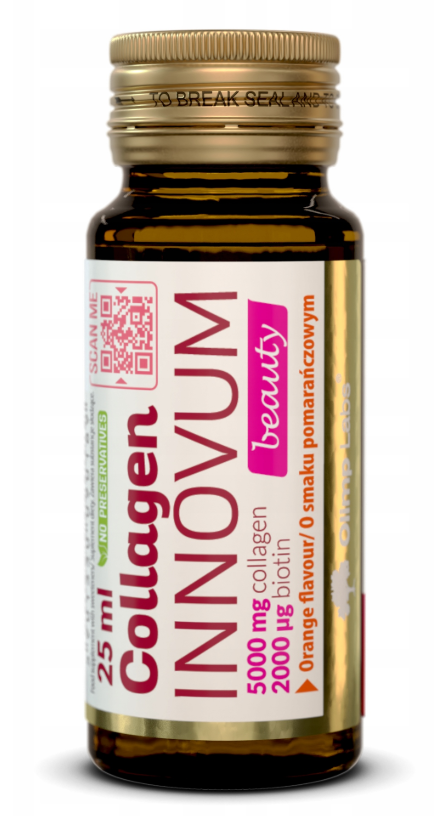 Olimp Collagen Innovum Beauty shot, pomarańczowy, 25 ml